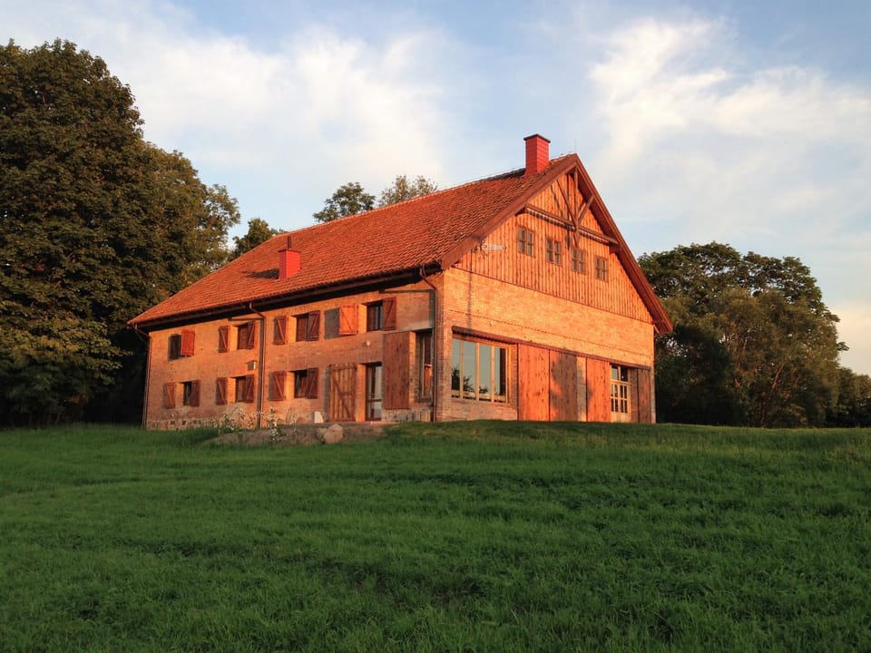 Property building, Natural landscape, Sunset