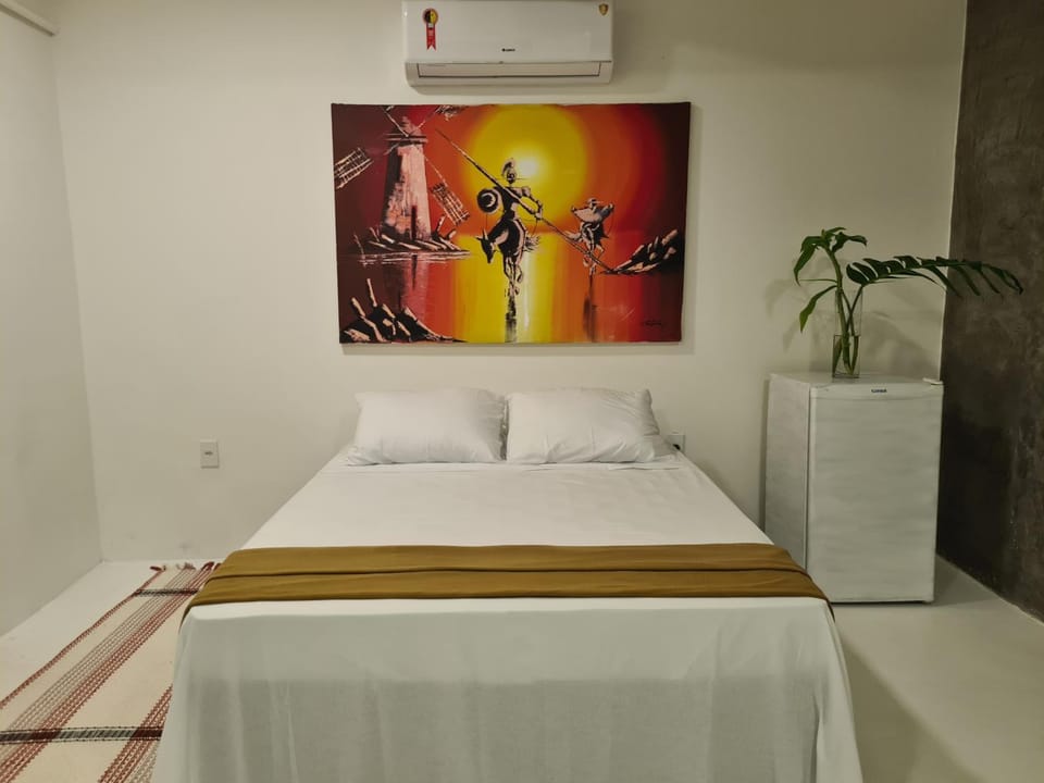 Bed, Photo of the whole room, Bedroom, air conditioner