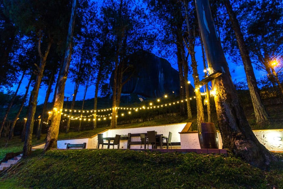 Nearby landmark, Garden, Sunset