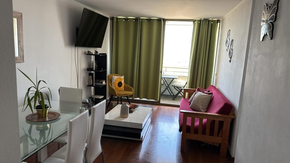 Acogedor Depto excelente vista, A/C Apartment in Recoleta
