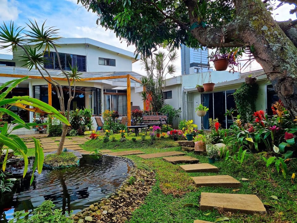 Property building, Day, Garden, Garden view