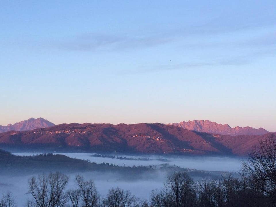 Property building, Natural landscape, Mountain view