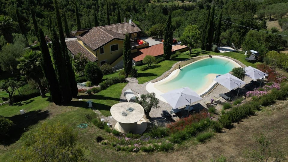 Bird's eye view, Pool view