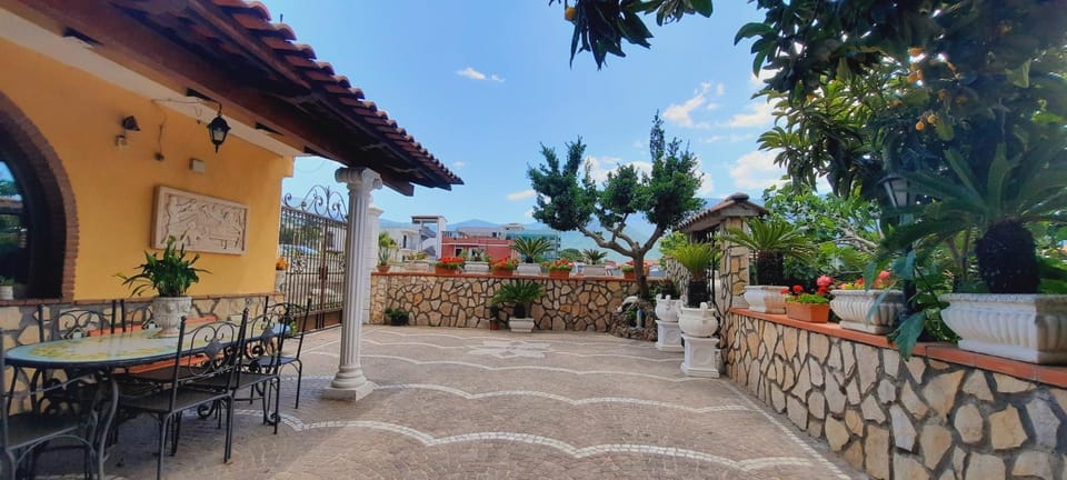 Property building, Patio