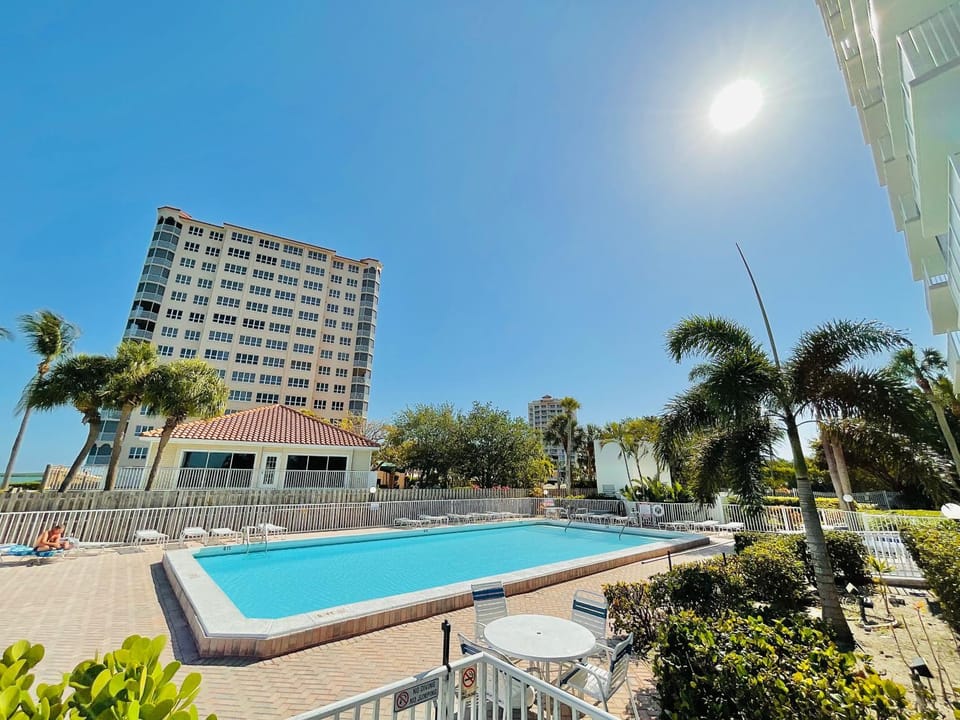 Property building, Pool view, Swimming pool