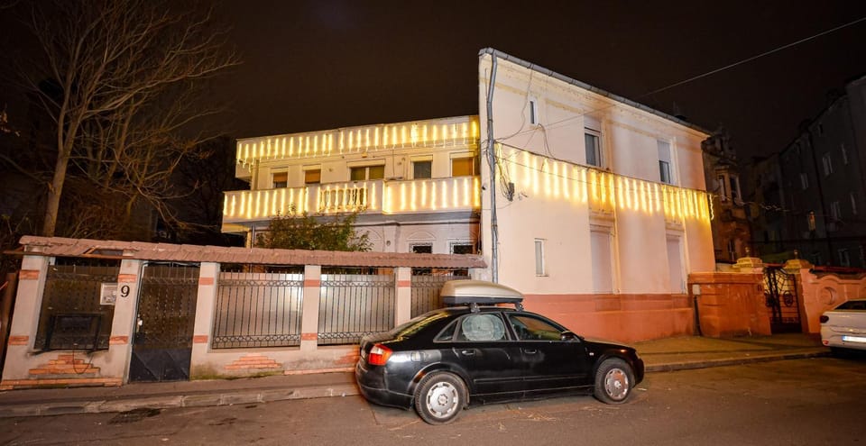 Property building, Night, Location, Parking
