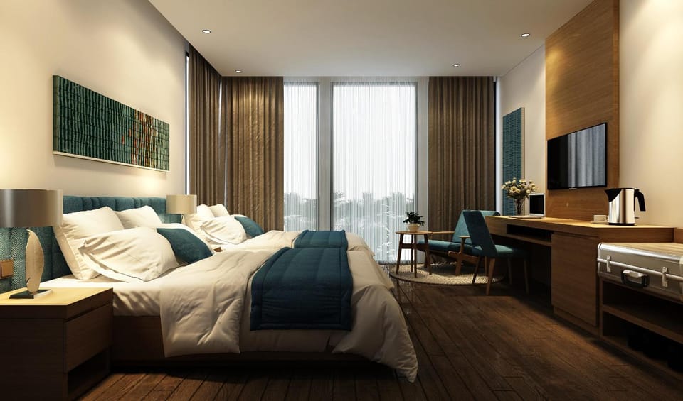Photo of the whole room, Sea view
