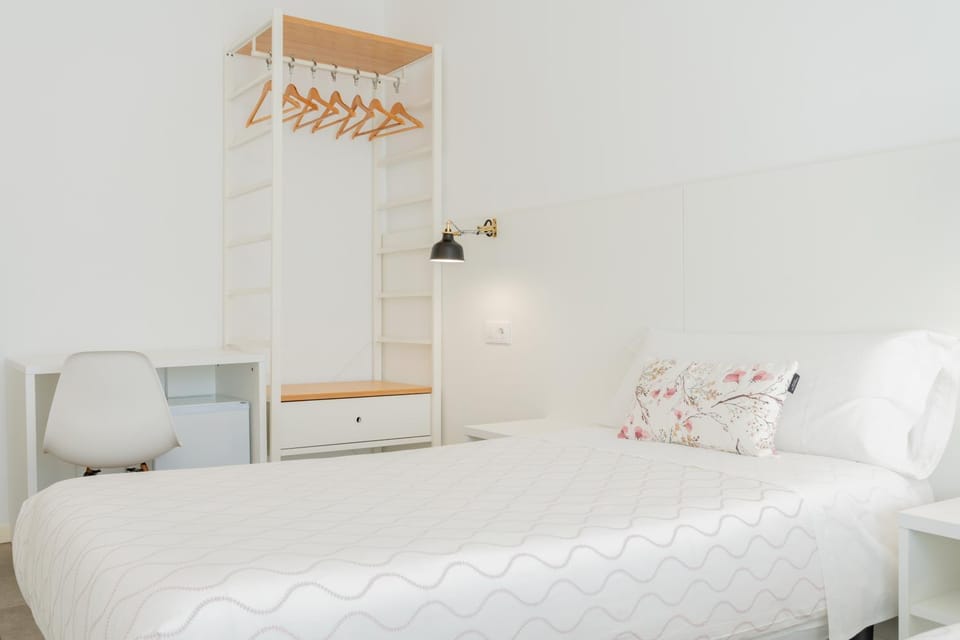 Bed, furniture, wardrobe