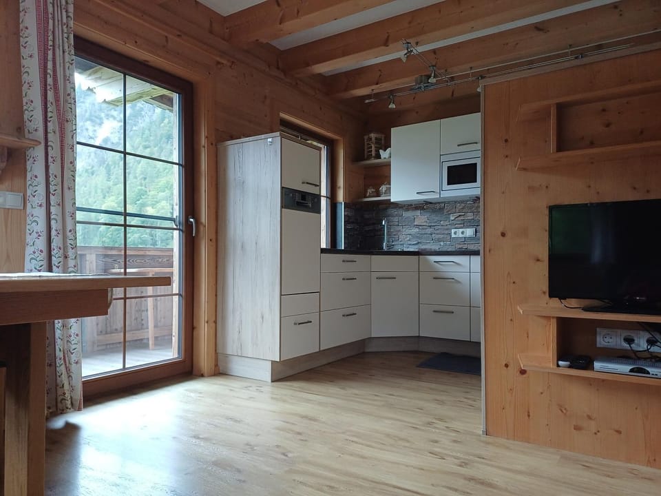 Kitchen or kitchenette, dishwasher