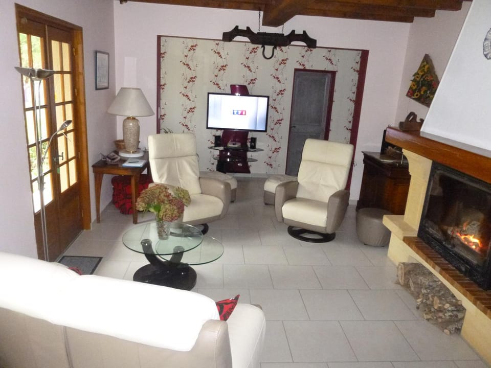 Property building, Living room, fireplace