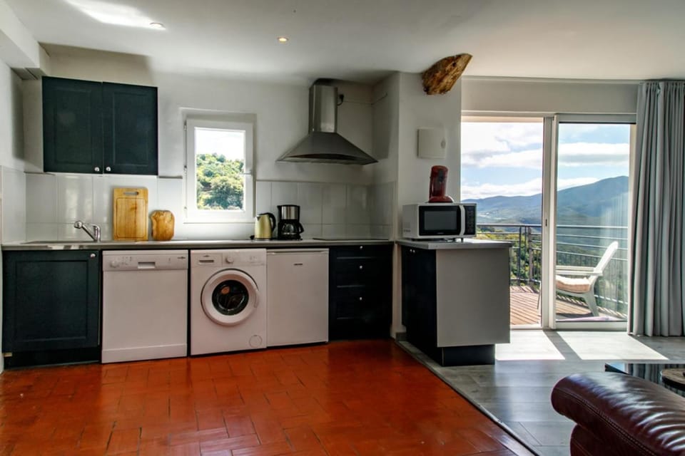 Coffee/tea facilities, Kitchen or kitchenette, Mountain view, dishwasher, oven, pet friendly, washing machine