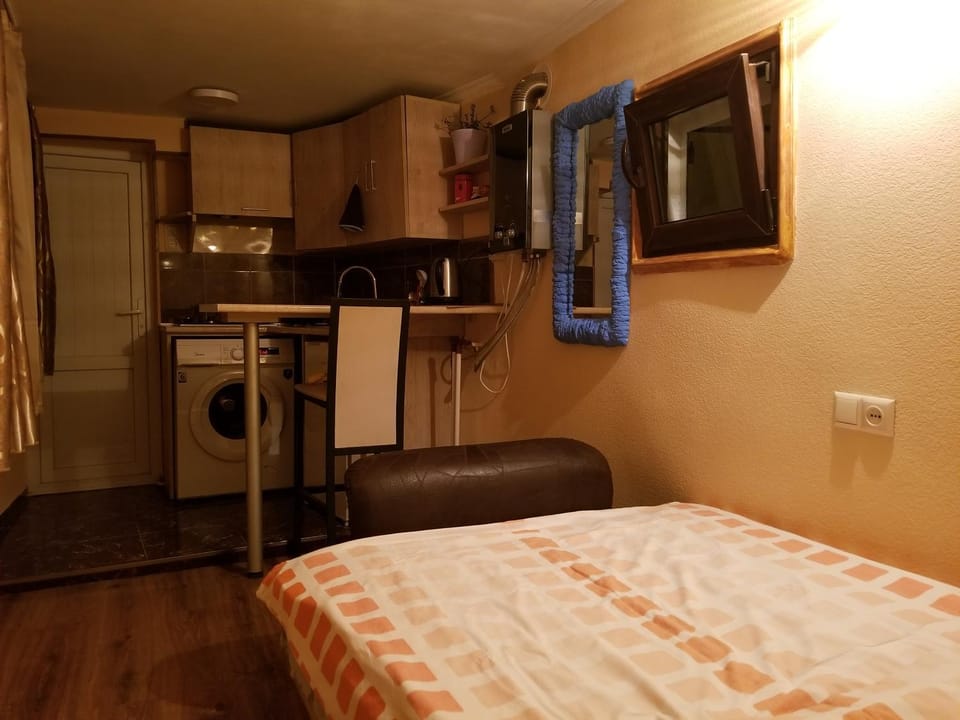 Living room, kitchen