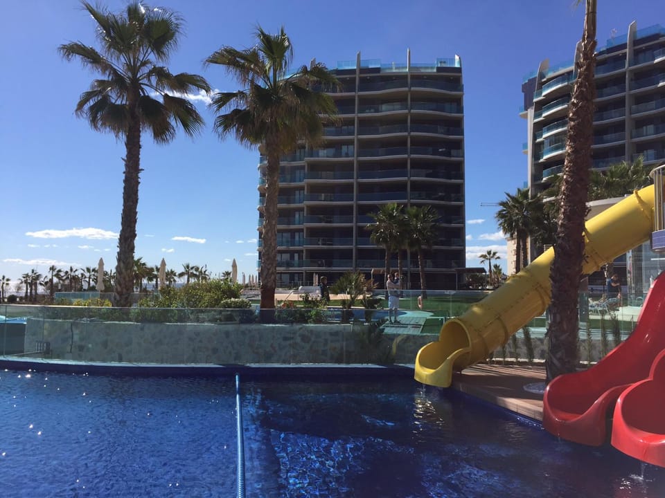 Children play ground, Pool view, Swimming pool
