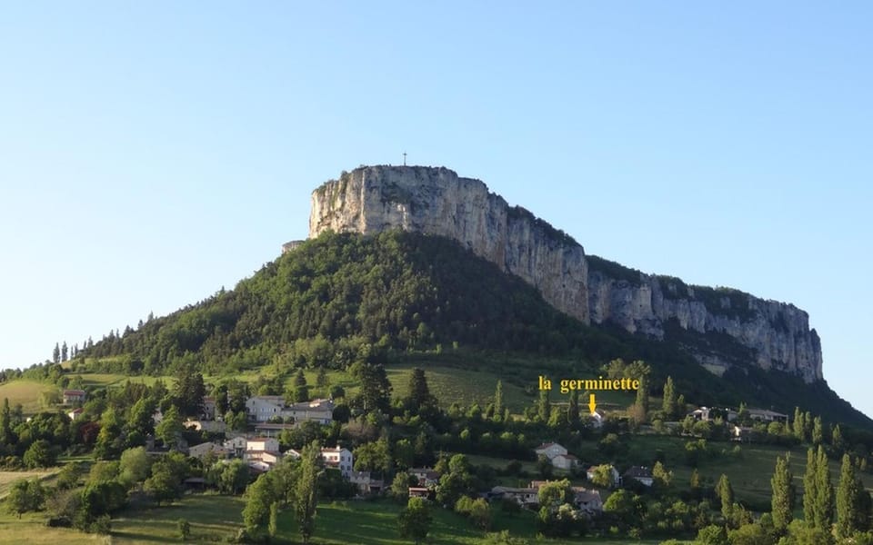 Natural landscape, Bird's eye view, Mountain view