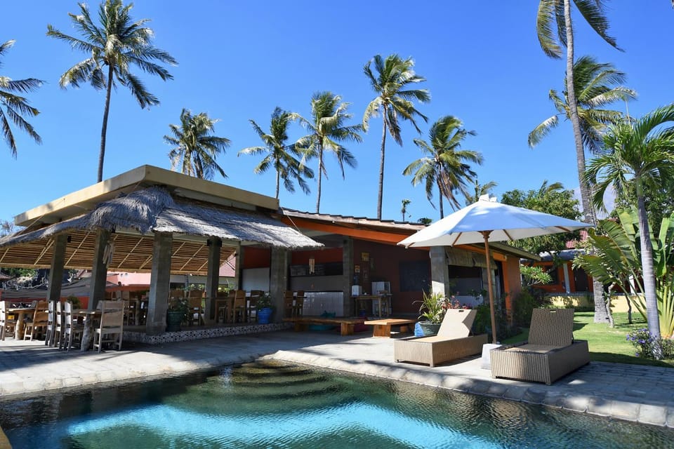 Property building, Pool view, Swimming pool