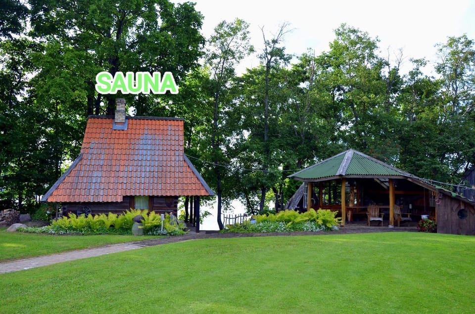 Pērkonu namiņš Chalet in Latvia