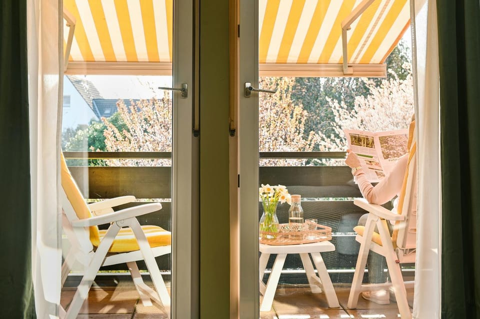 Balcony/Terrace, Photo of the whole room, Garden view