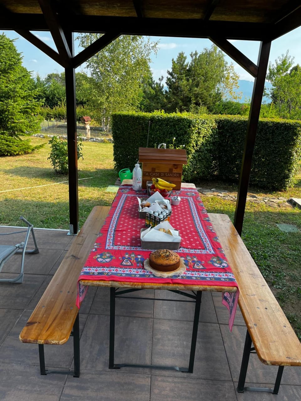 Patio, Garden view, Breakfast