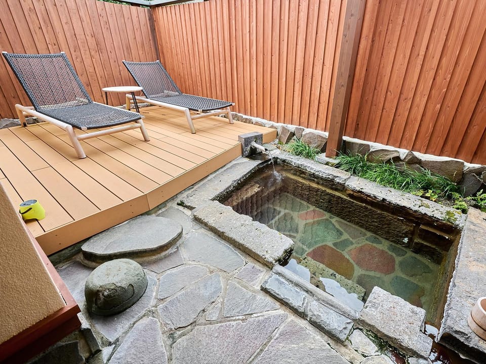 Hot Spring Bath, Photo of the whole room, Open Air Bath