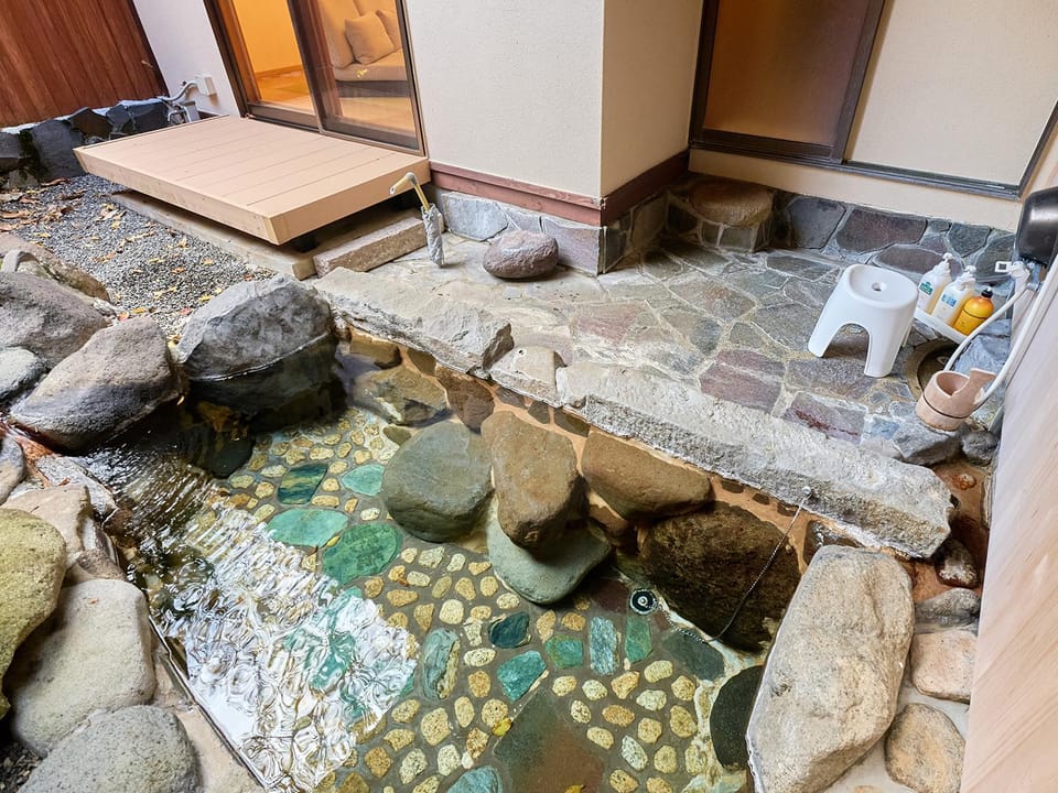 Hot Spring Bath, Photo of the whole room, Open Air Bath