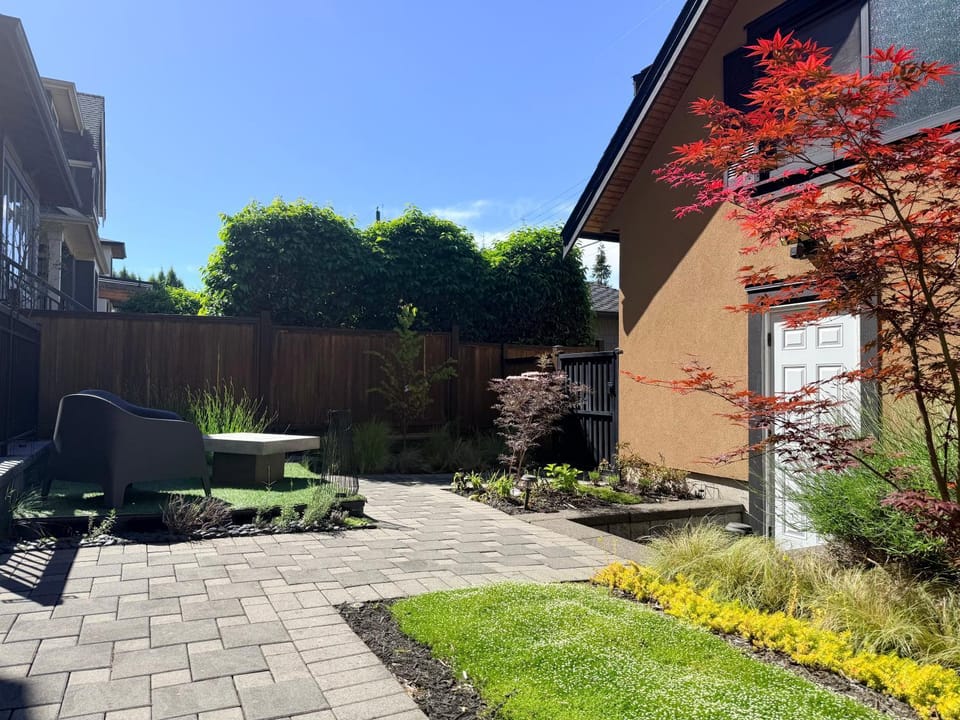 Patio, Spring, Day, Garden, Garden, Garden view
