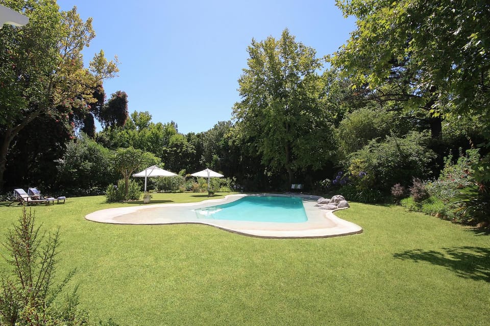 Summer, Garden, View (from property/room), On site, Garden view, Pool view, Swimming pool