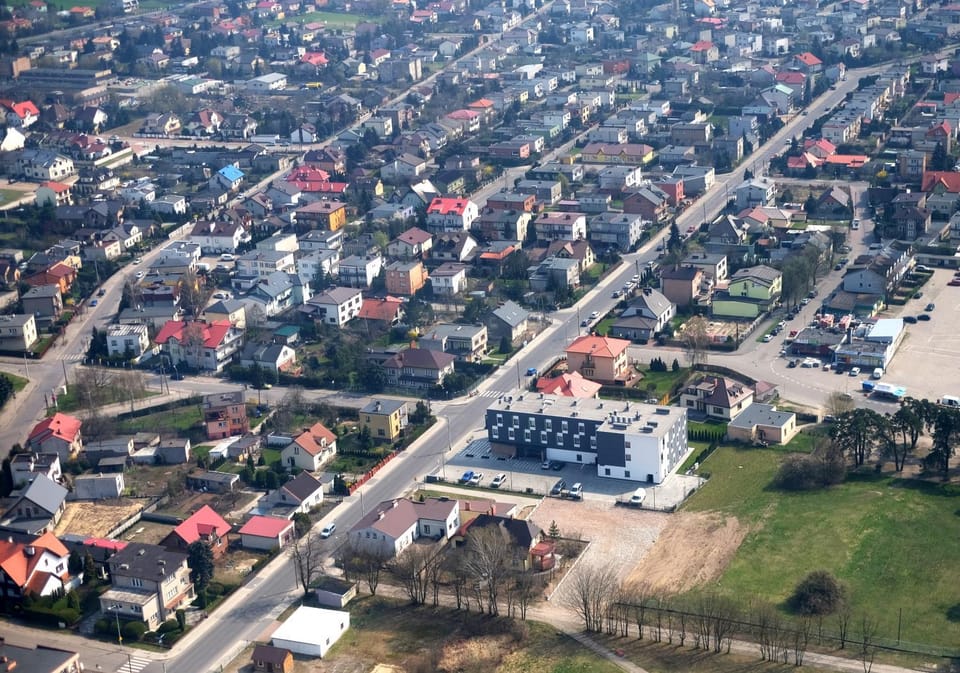 Facade/entrance, Bird's eye view, City view