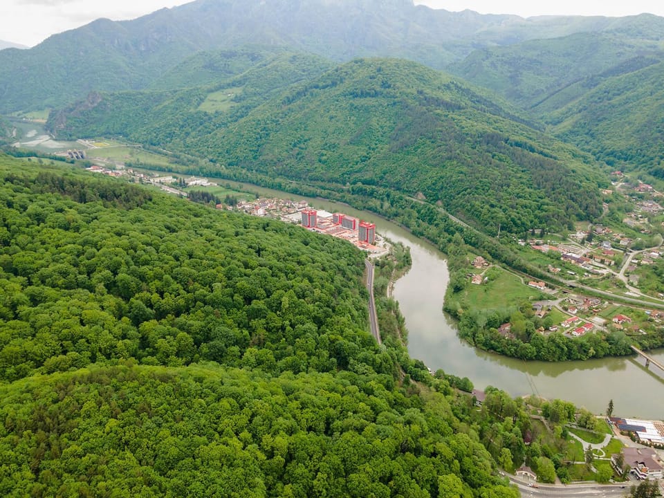 Natural landscape, Bird's eye view, River view