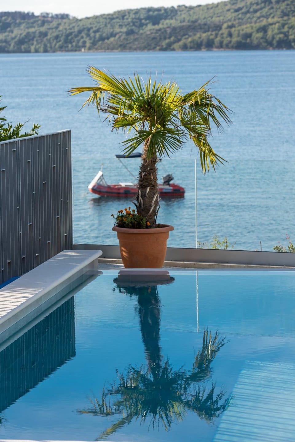 Pool view, Sea view, Swimming pool