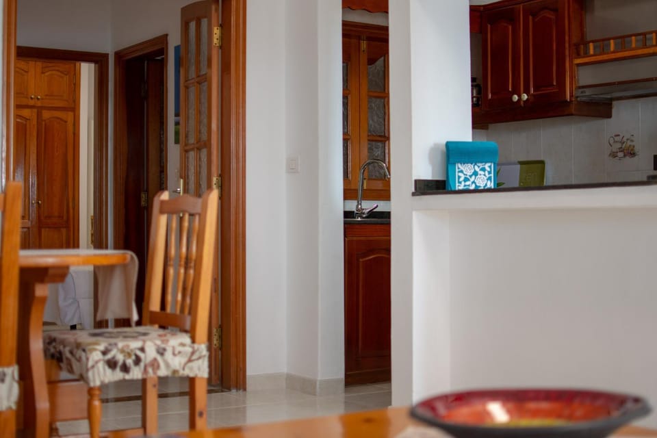 Kitchen or kitchenette, Living room, Dining area