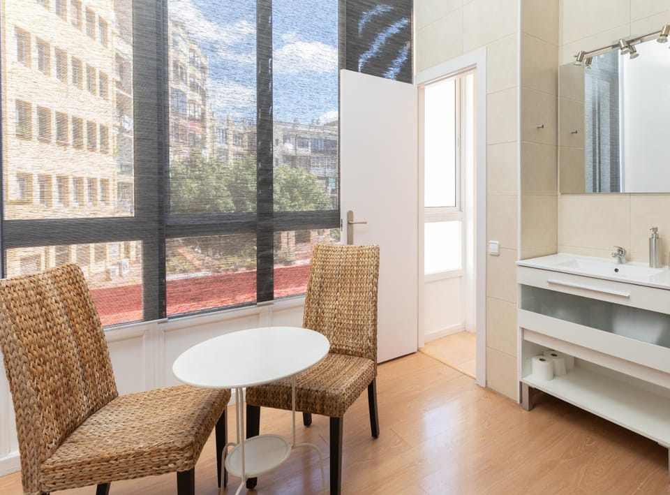 Bathroom, Living room