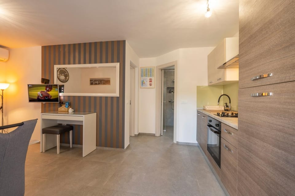 Kitchen or kitchenette, Dining area, oven, stove