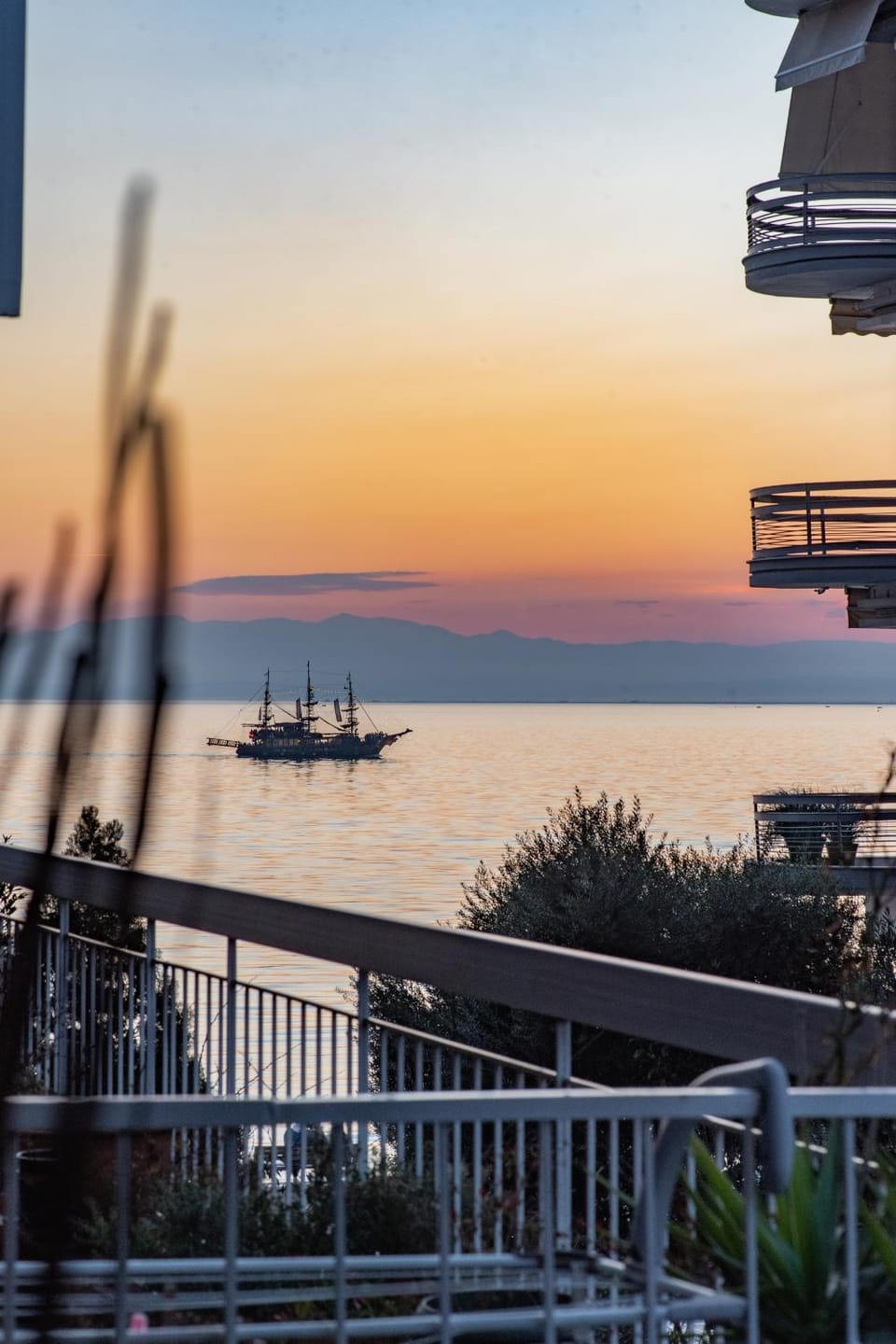Natural landscape, Sea view, Sunset
