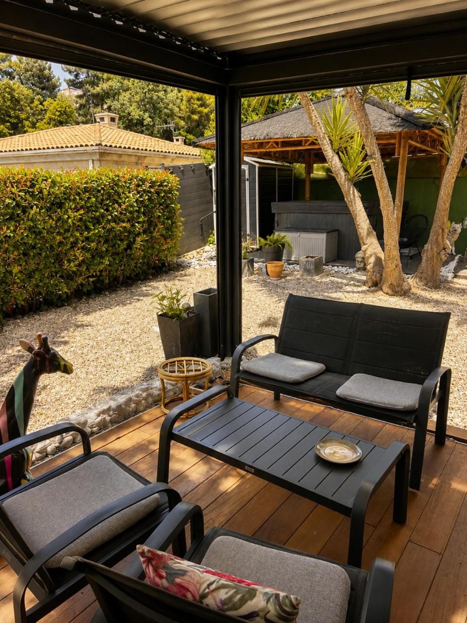 Garden, Balcony/Terrace, sunbed