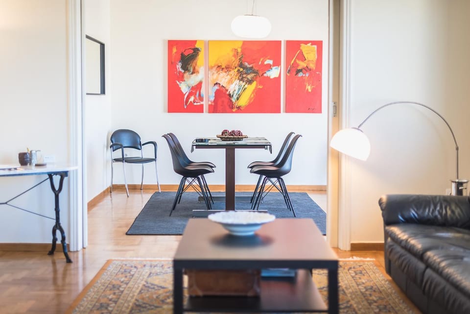 Living room, Seating area, Dining area