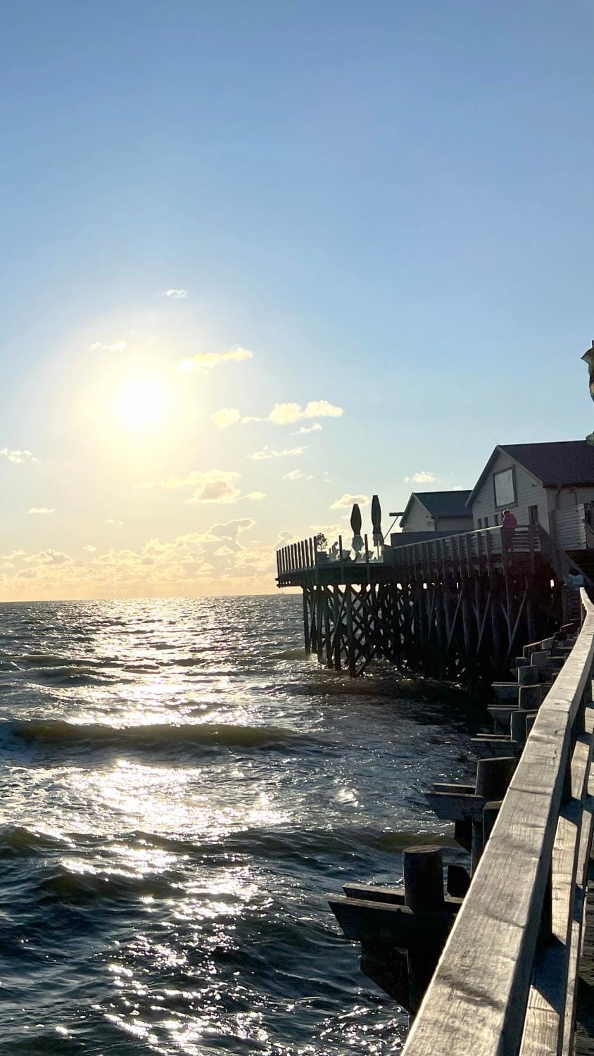 Nearby landmark, Natural landscape, Beach, Sea view, Sunset