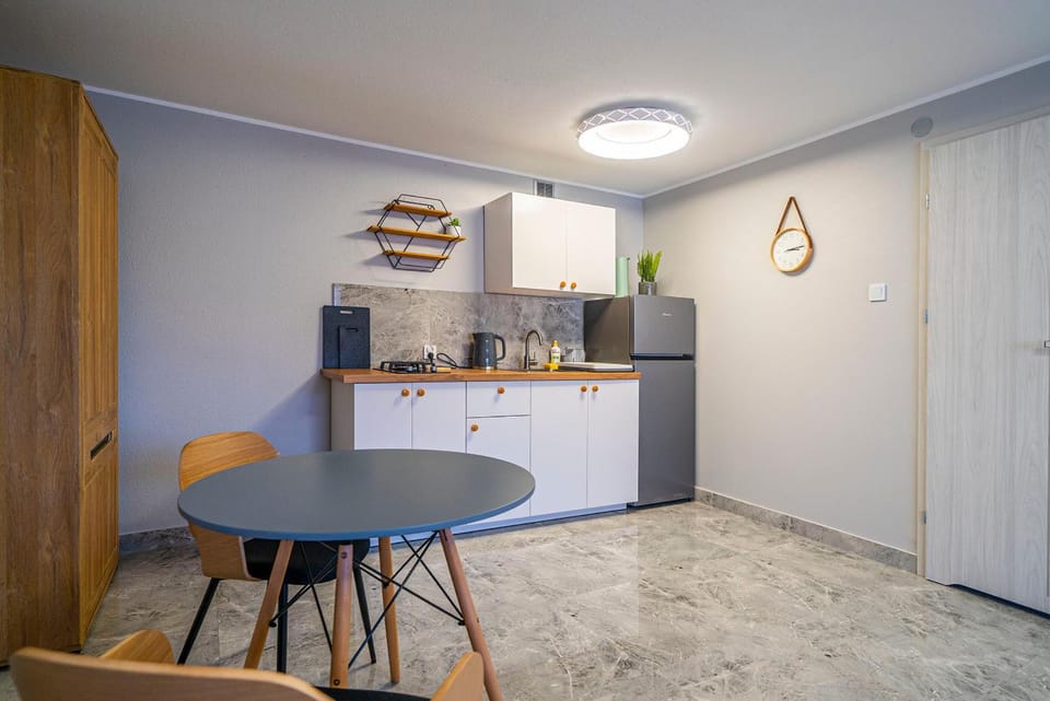 Kitchen or kitchenette, Dining area, stove
