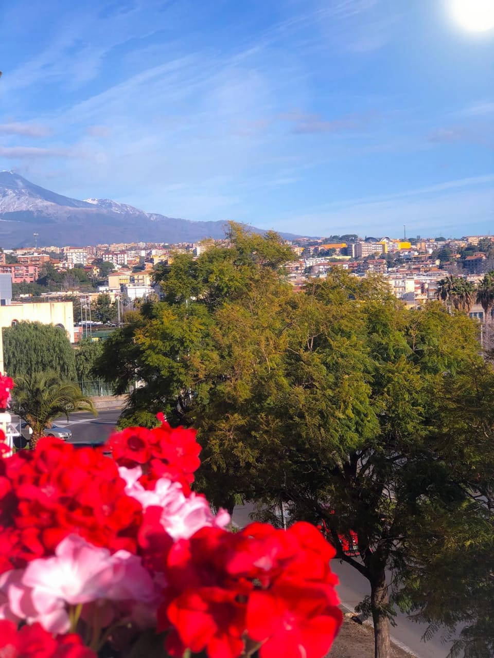 Natural landscape, Balcony/Terrace, Mountain view, Street view