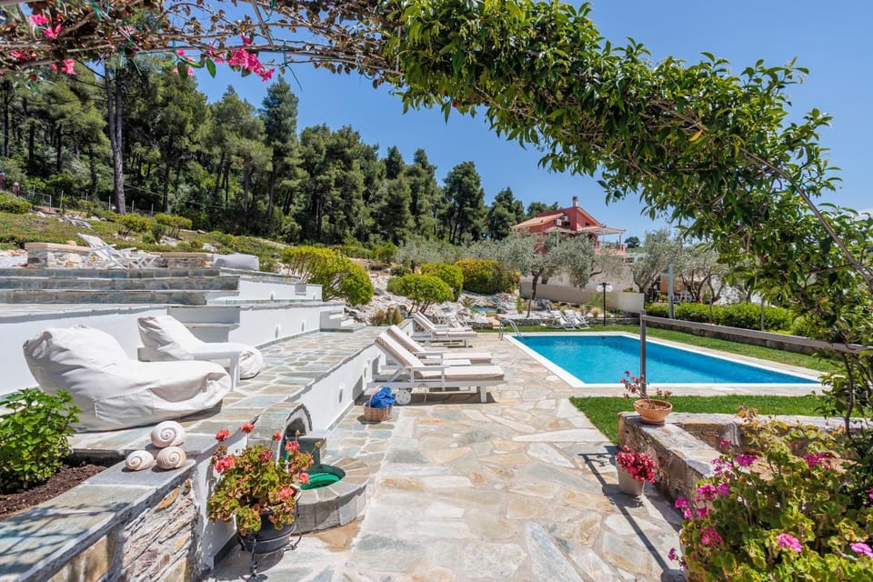 Luxury Villa with Private Pool in Skopelos, Nature Retreat, Villa Pine Trees by Kardous Villa in Sporades, Greece