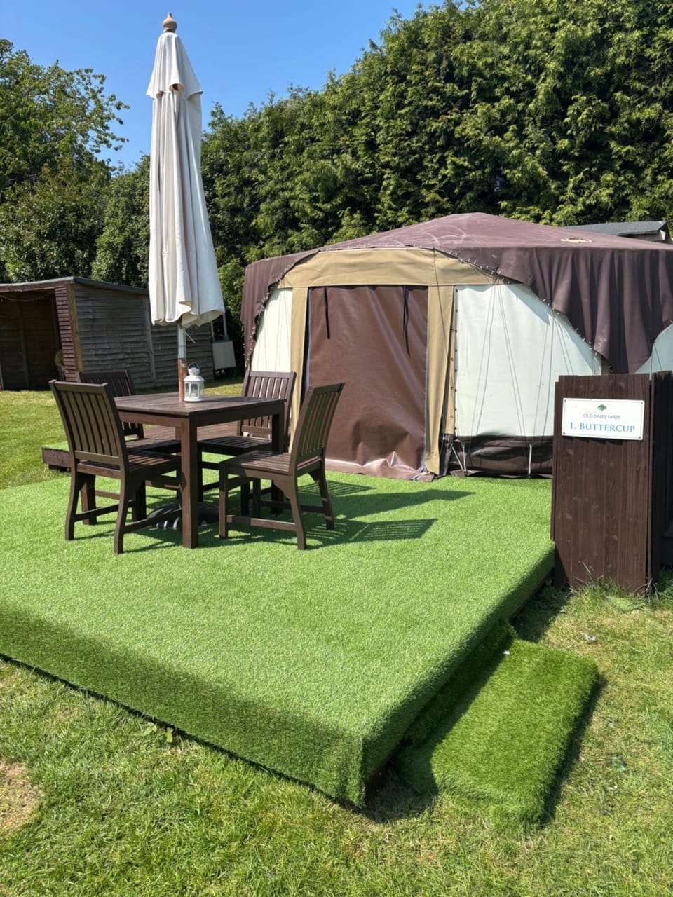 Old Dairy Farm Glamping Luxury tent in Chichester District