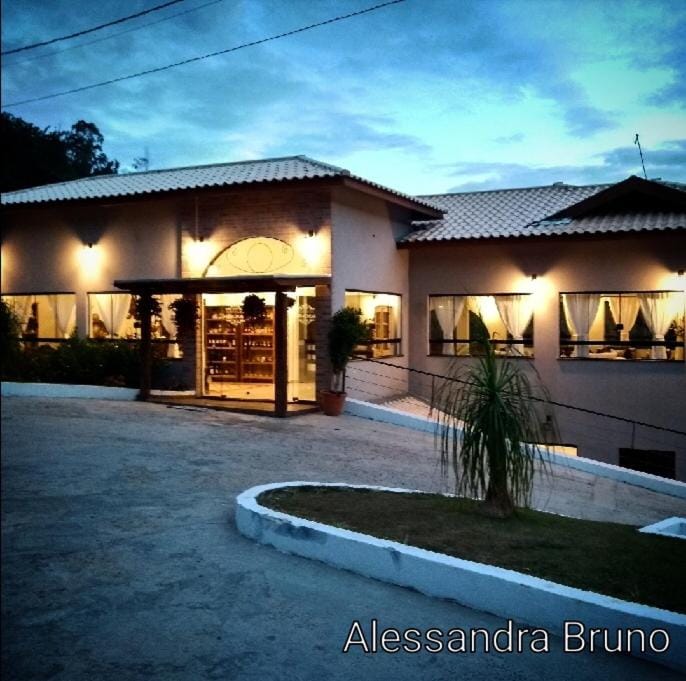 Property building, Facade/entrance, Sunset