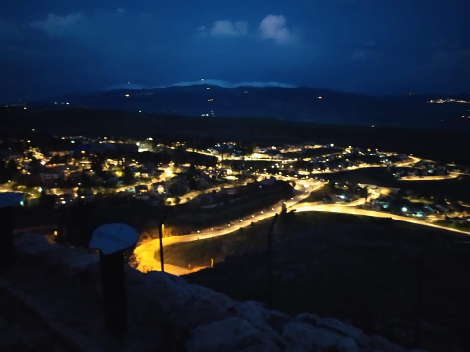 Nearby landmark, Spring, Night, Bird's eye view, Summer, On site, City view