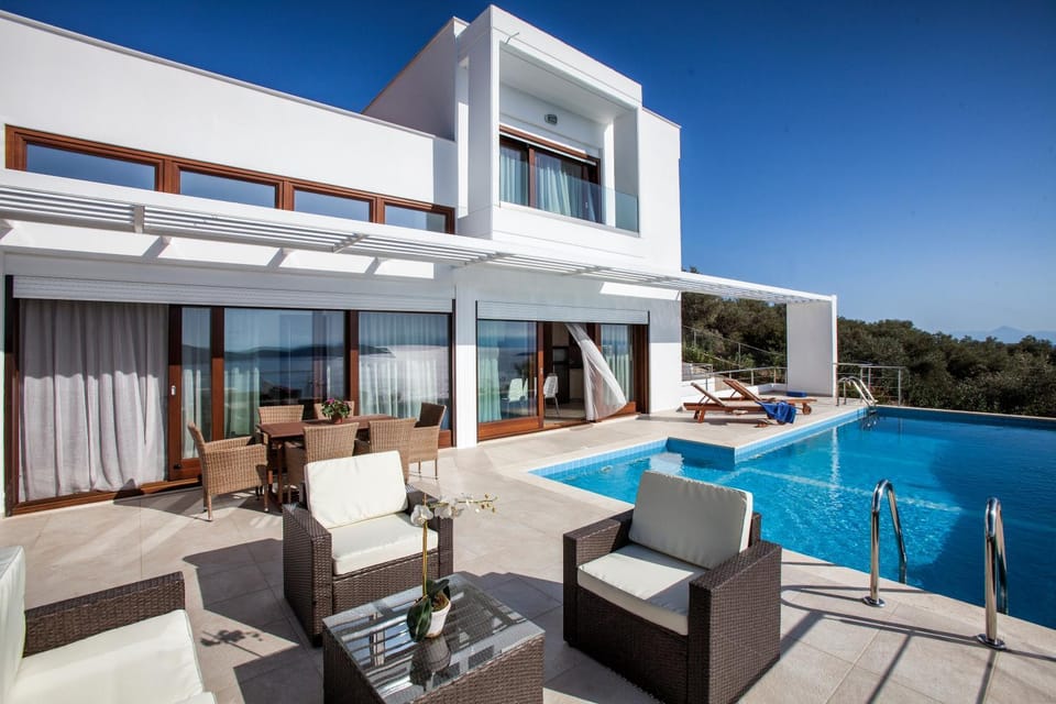 Facade/entrance, Pool view