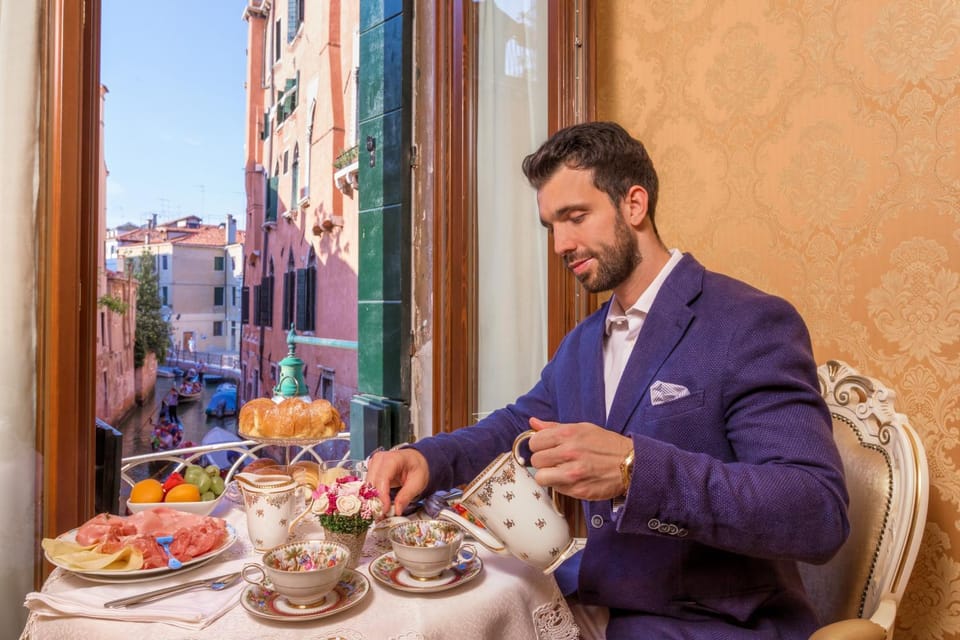 River view, Italian breakfast