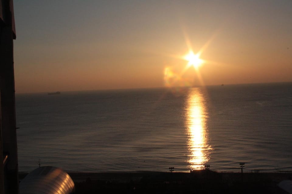View (from property/room), Balcony/Terrace, Landmark view, Sea view, Sea view, Sunset