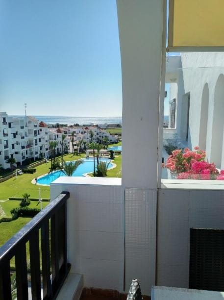 Natural landscape, Balcony/Terrace, Pool view, Sea view