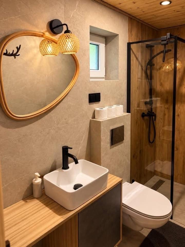 Domki przy lesie 300m od jeziora 509-619-803 Nature lodge in Poland