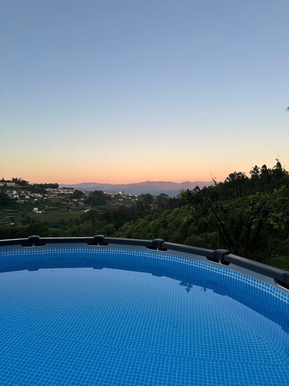 Natural landscape, View (from property/room), Mountain view, Swimming pool, Sunrise