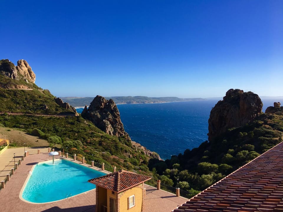 On site, Landmark view, Pool view, Sea view, Swimming pool