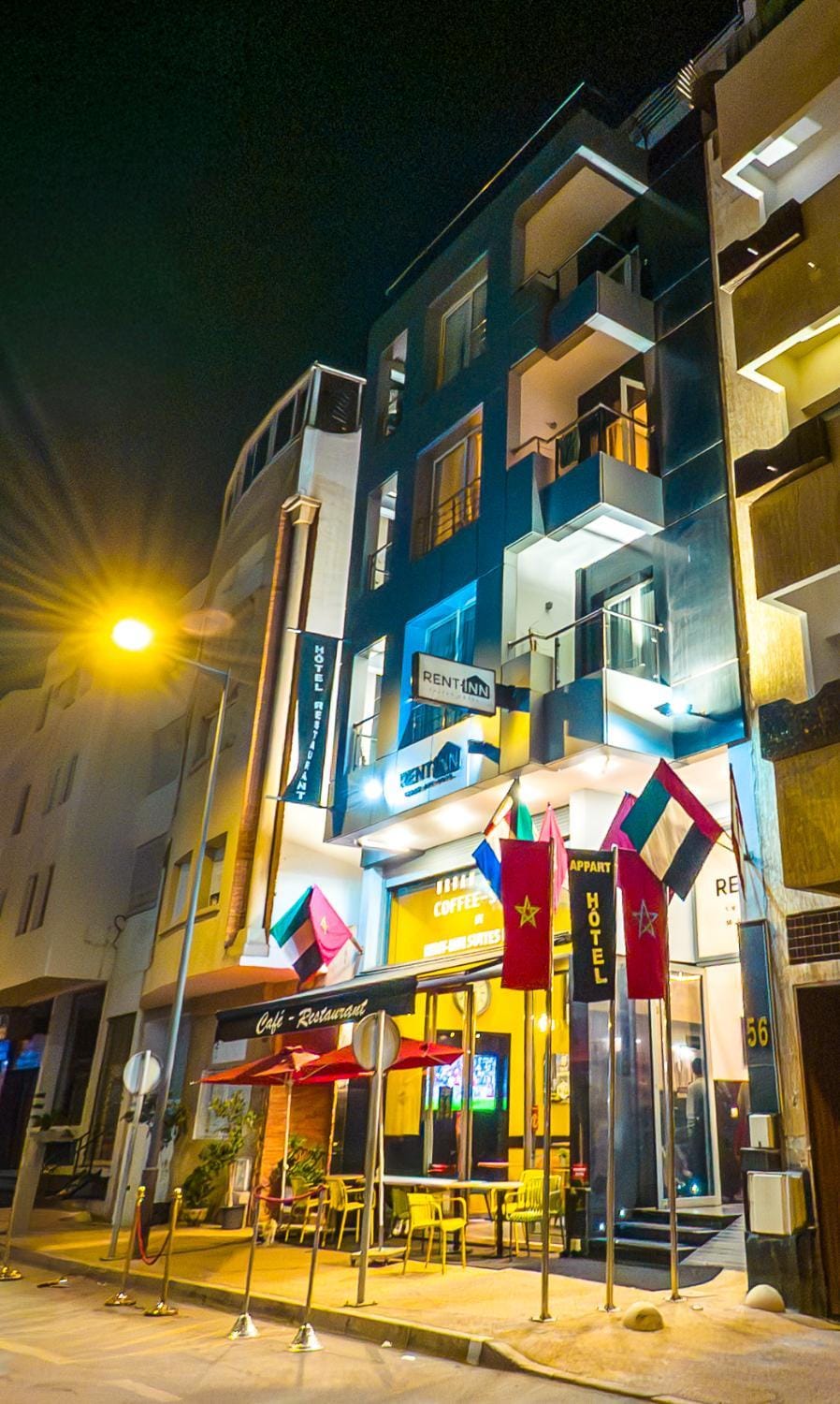 Property building, Night